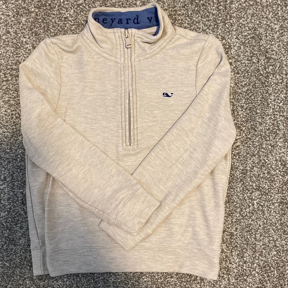 Vineyard Vines Boys Quarter Zip Sweater